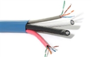 Comb-cable 2RG6 QUAD +224 AWG/4PR in one Jacket